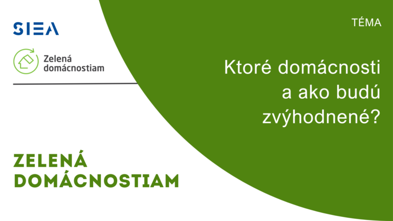 Ktoré domácnosti a ako budú zvýhodnené?